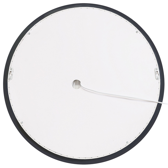 Beliani - SELUNE - LED-spiegel - Zilver - Synthetisch materiaal