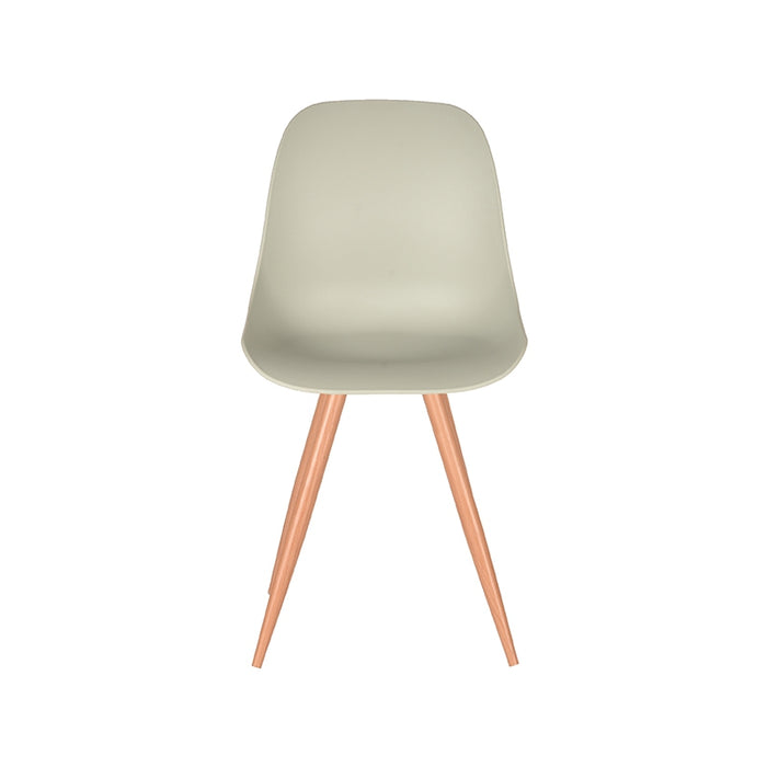 LABEL51 - Eetkamerstoel Rimini - Breeze PP - Eiken Metaal Woodpaper