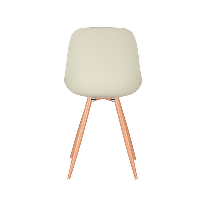 LABEL51 - Eetkamerstoel Rimini - Breeze PP - Eiken Metaal Woodpaper