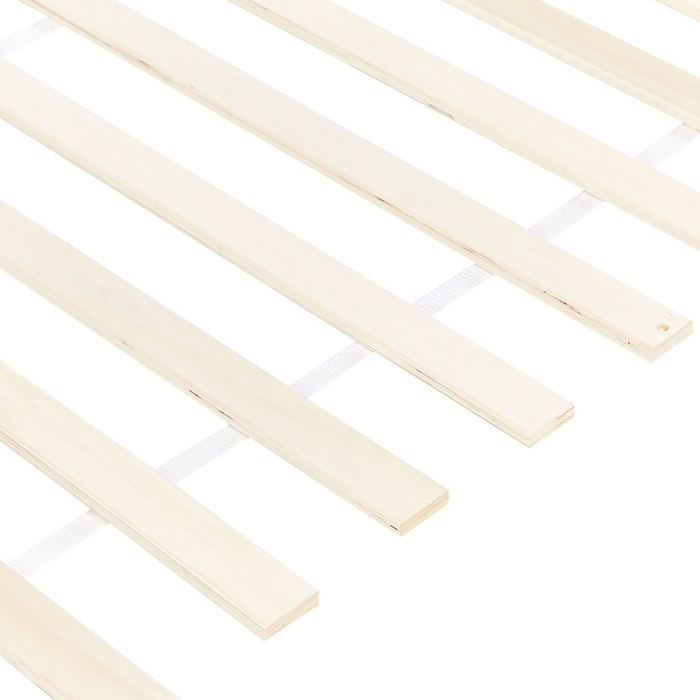 Beliani - VANNES - Tweepersoonsbed - Wit - 140 x 200 cm - Dennenhout