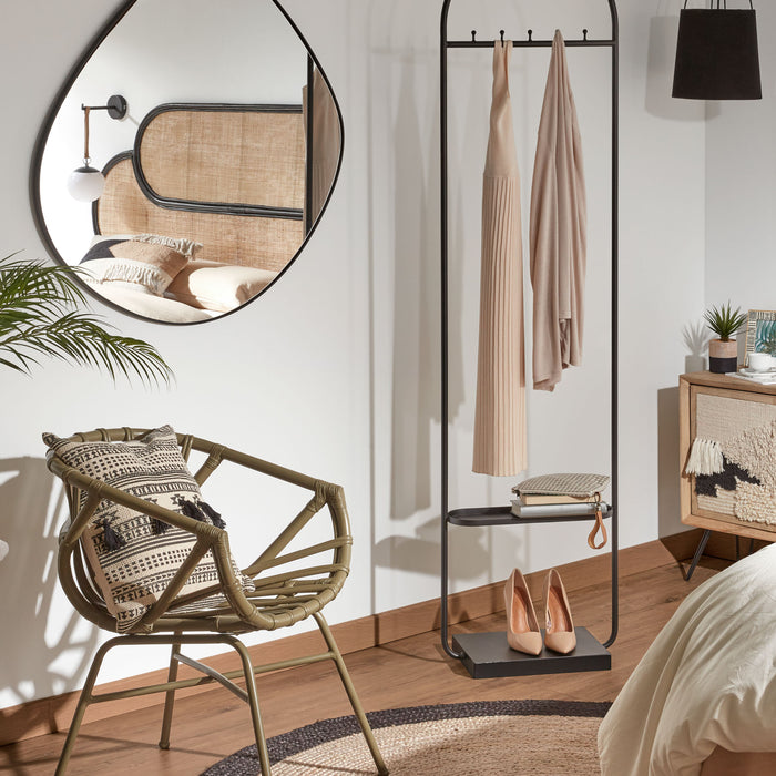 Kave Home - Kleine Kunstpalm in raffia pot