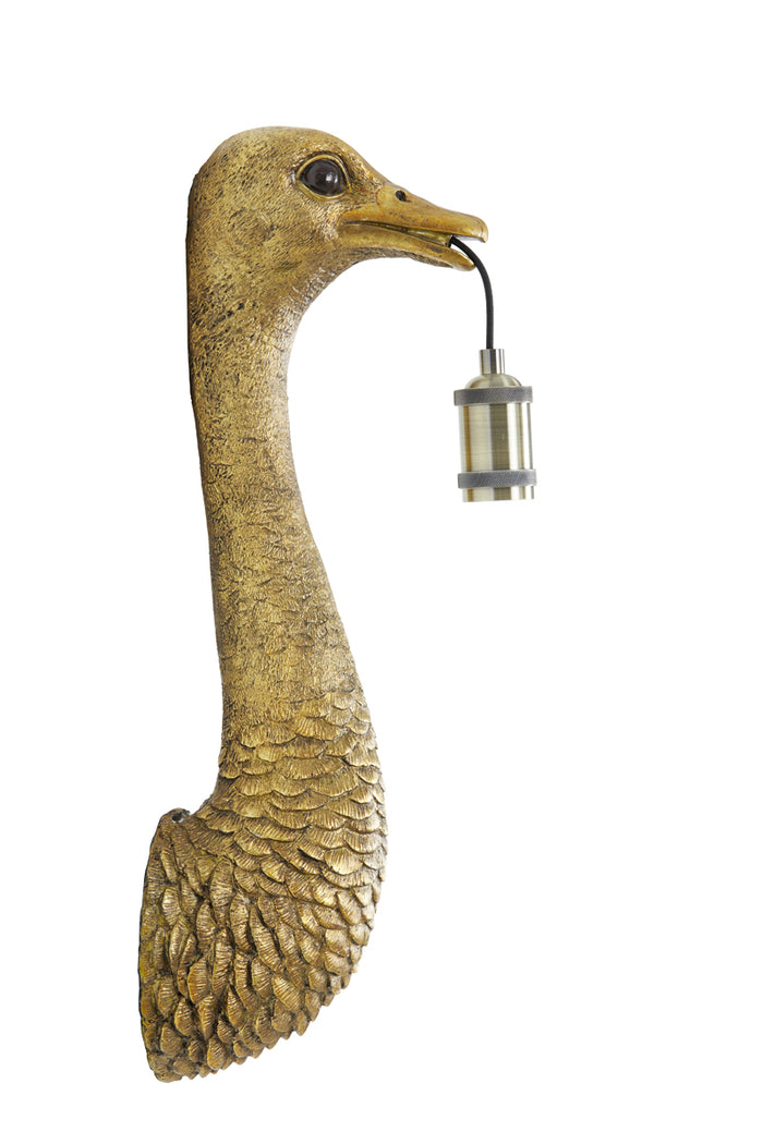 Light&living Wandlamp 18x15,5x57,5 cm OSTRICH antiek brons