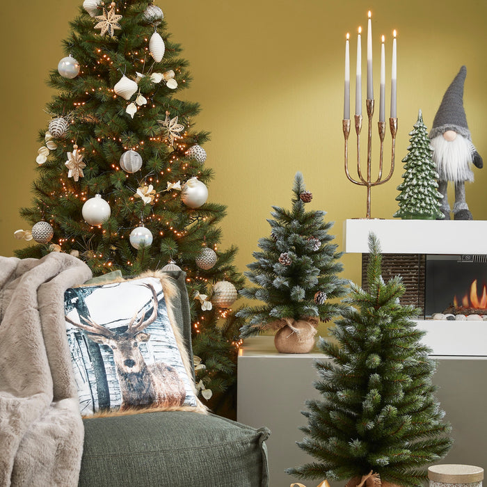Triumph Tree Forest Frosted Kunstkerstboom Smal - H215 x Ø117 cm Groen