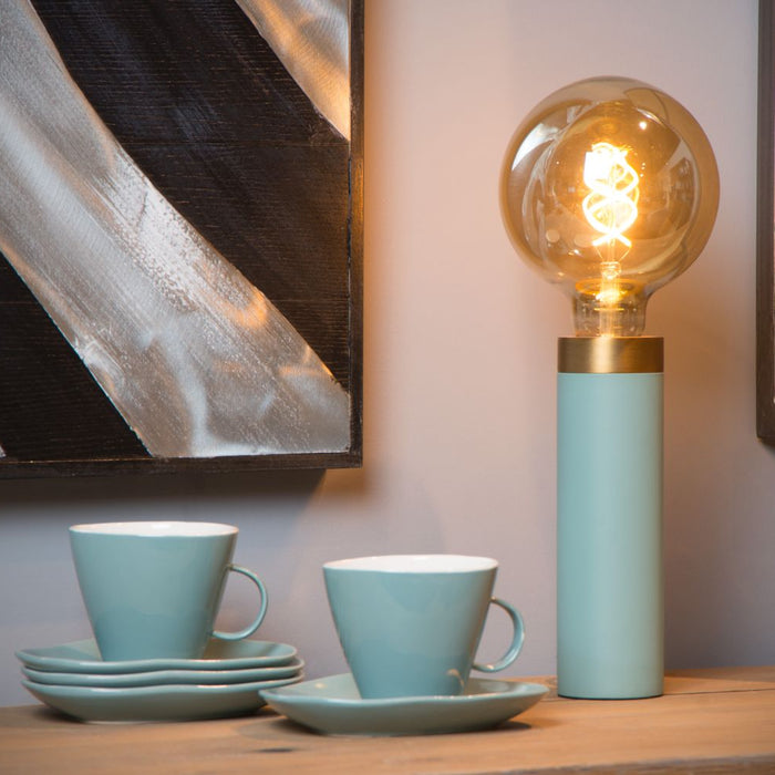 Lucide SELIN Tafellamp 1xE27 - Turkoois