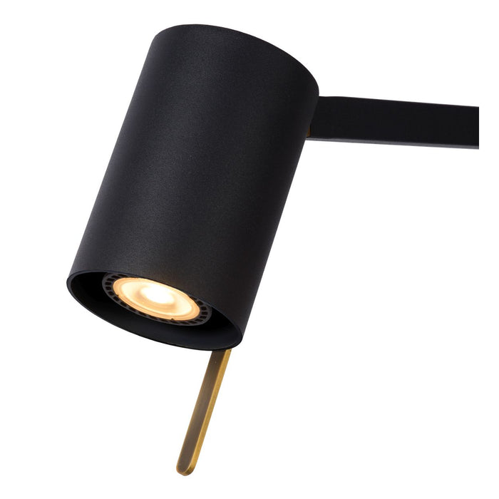 Lucide Lesley Vloerlamp 1 x GU10 - Zwart