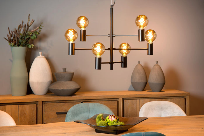 Lucide LEANNE Hanglamp - Zwart