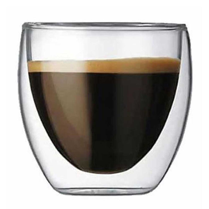 Krumble Espresso glas dubbelwandig set van 2