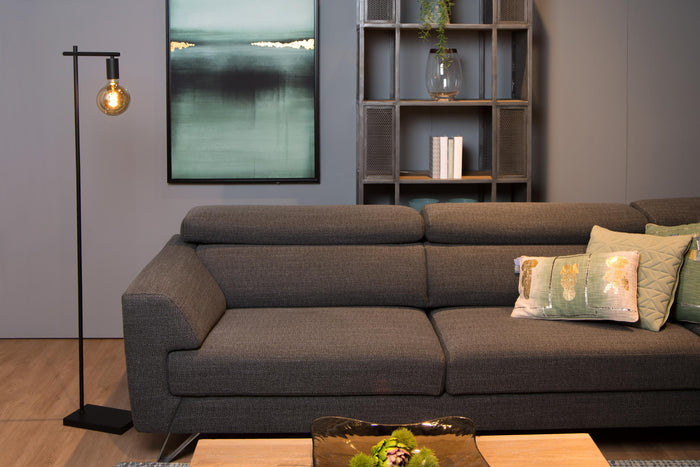 Lucide LEANNE Vloerlamp - Zwart