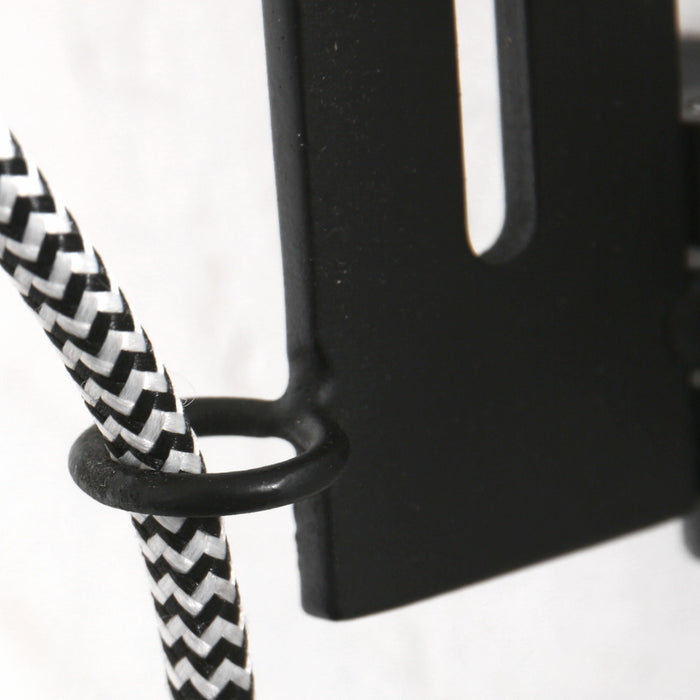 Anne Lighting Porter wandlamp zwart hout kapdiameter: 18 cm