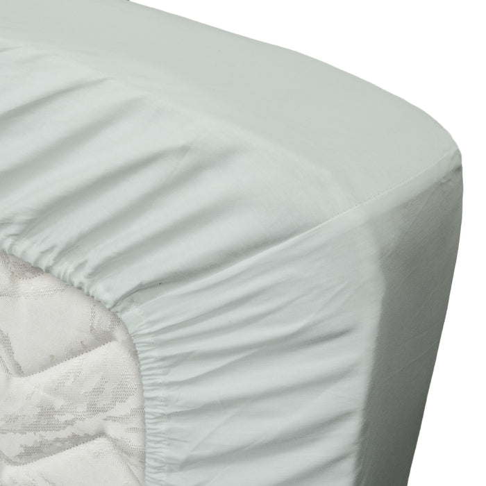 Ten Cate Katoensatijnen Hoeslaken - 180x220 - Mint