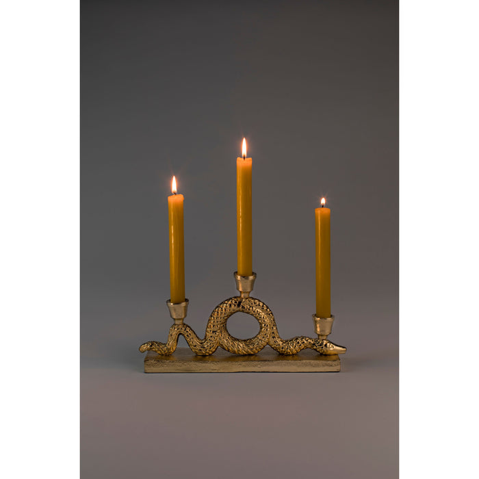 Bold Monkey Keep The Snakes Away dinerkaarsen kandelaar - Goud