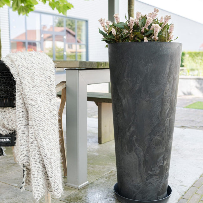 Artstone Vaas Claire - 28x49 - Grijs