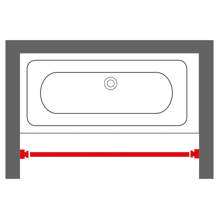 Sealskin Douchegordijnstang telescopisch 220 cm matgrijs