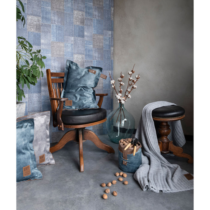 Knit Factory Dax Sierkussen - Licht Grijs - 60x40 cm