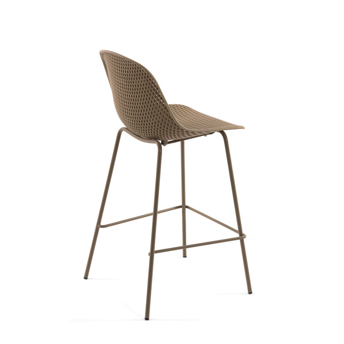 Kave Home - Kruk Quinby beige hoogte 75 cm