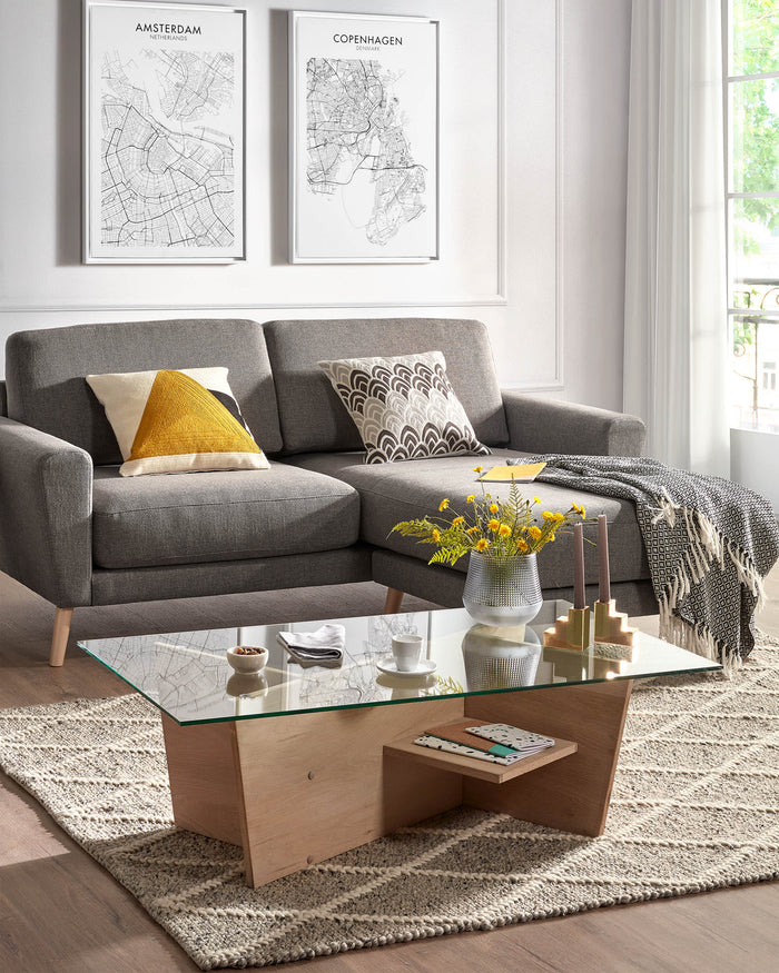 Kave Home - Rechthoekige middentafel Balwind 110 x 60 cm