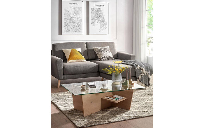 Kave Home - Rechthoekige middentafel Balwind 110 x 60 cm