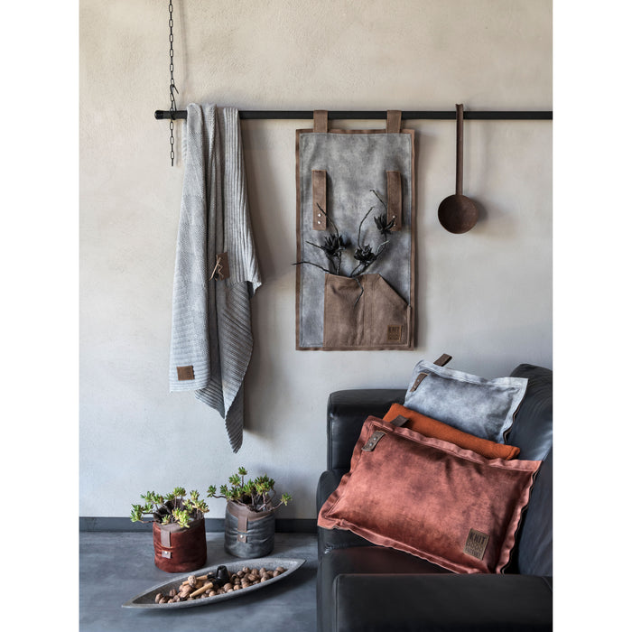 Knit Factory Dax Sierkussen - Brique - 60x40 cm