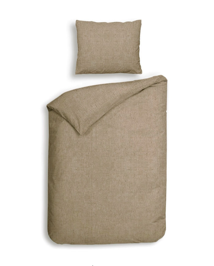 Heckett Lane Dekbedovertrek Flanel Franela - nomad sand