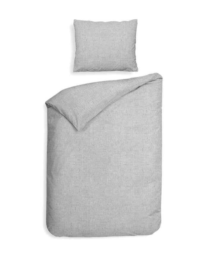Heckett Lane Dekbedovertrek Flanel Franela - mist grey