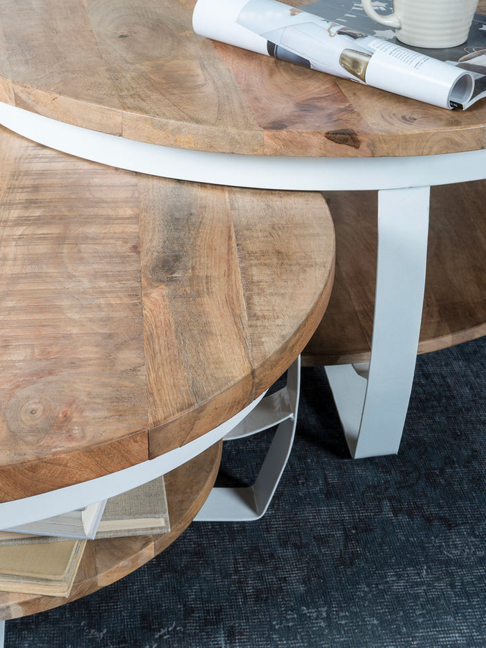 Salontafel Cilamon Wit - 90 cm