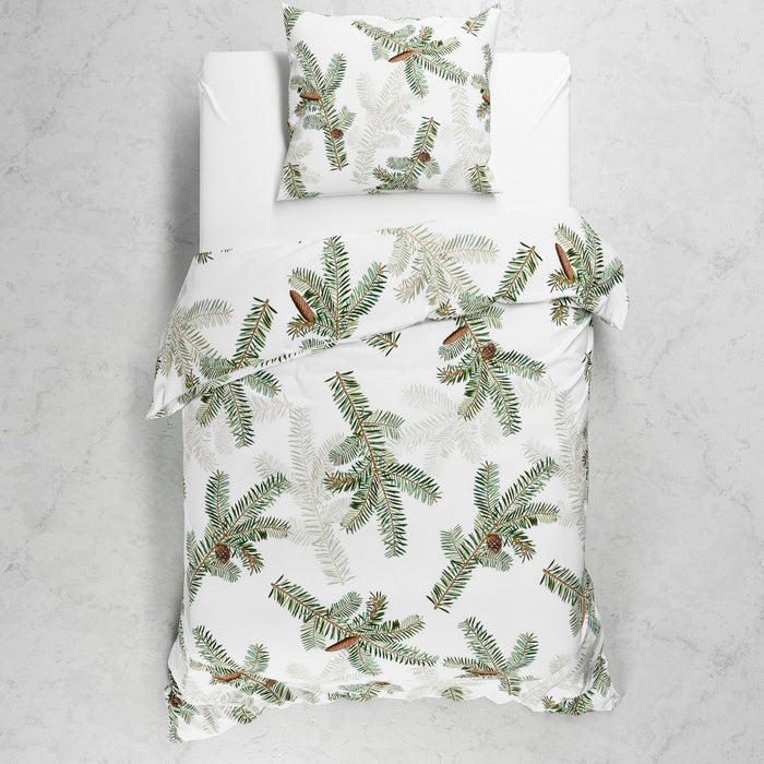 Heckett Lane Dekbedovertrek Flanel Bial - timid white