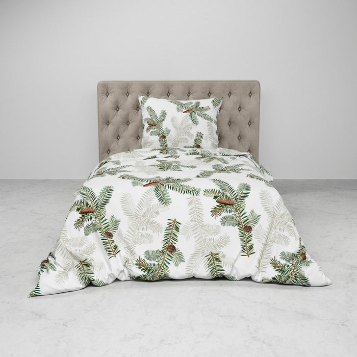 Heckett Lane Dekbedovertrek Flanel Bial - timid white