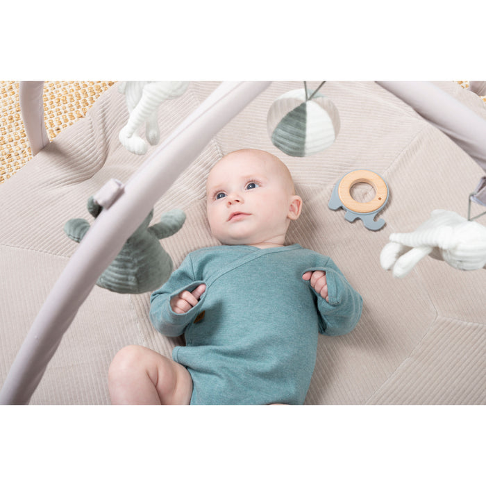 Baby's Only Speelkleed Sense - Zeegroen|Kiezelgrijs|Wit - 94x83 cm