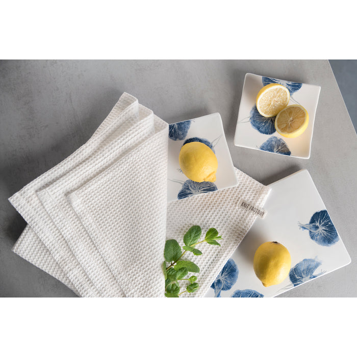 Knit Factory Theedoek Clint - Ecru - 65x65 cm - 100% Katoen