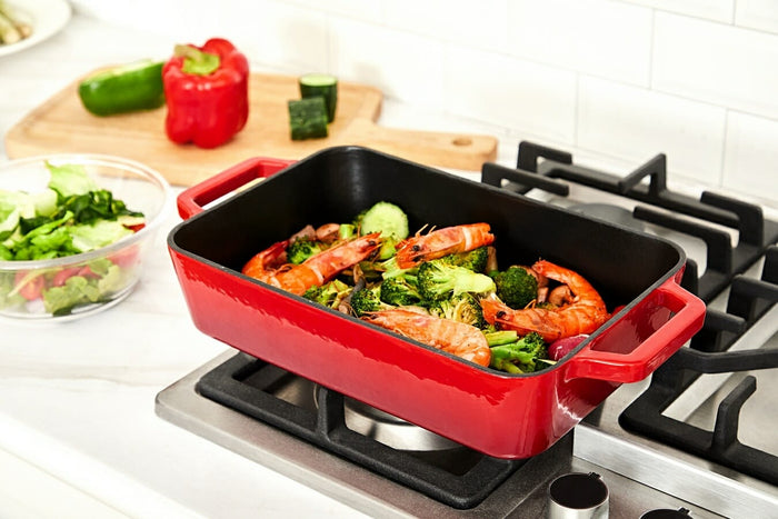 Buccan - Hamersley - Gietijzeren ovenschaal - Rood