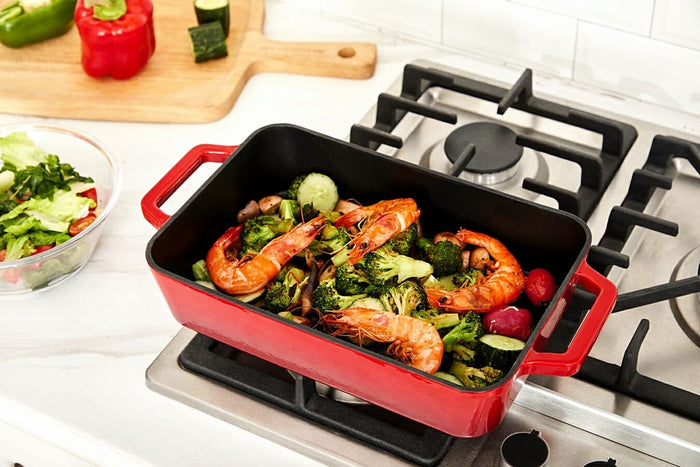 Buccan - Hamersley - Gietijzeren ovenschaal - Rood