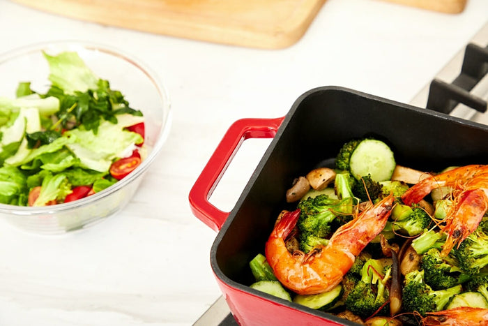 Buccan - Hamersley - Gietijzeren ovenschaal - Rood