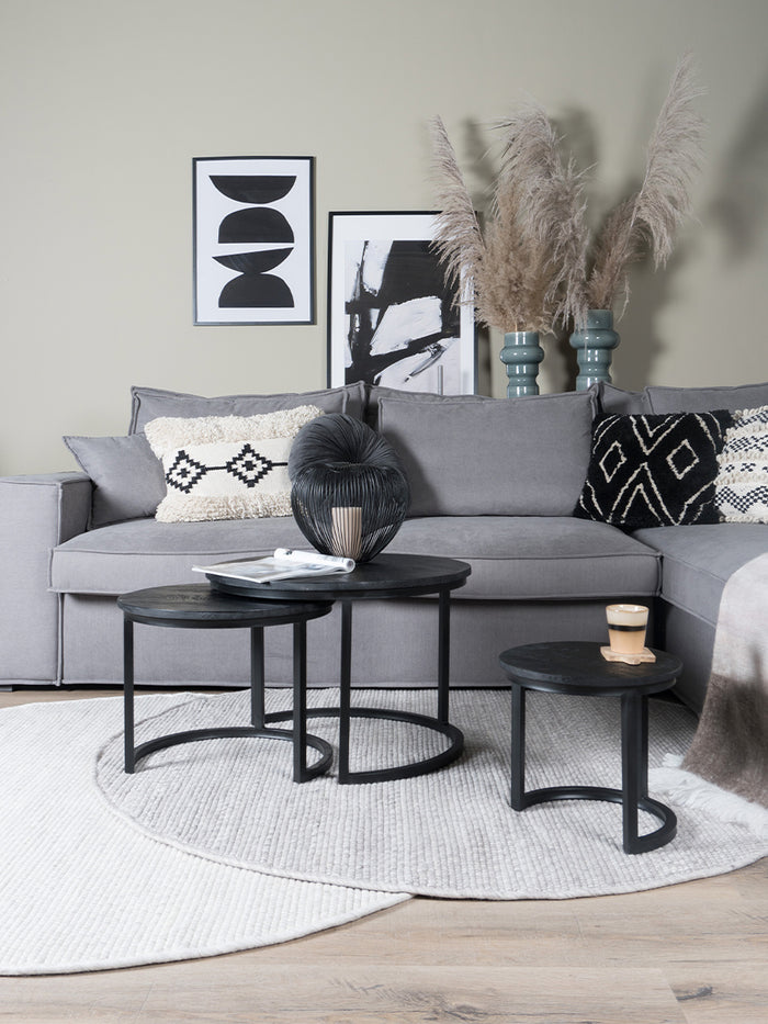 Vloerkleed Pebbel 834 - Rond ø160 cm