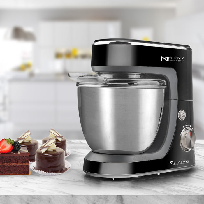 TurboTronic TT-017 Keukenmachine 1400W 4.3 L - Zwart