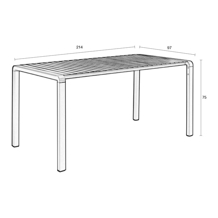 Zuiver Vondel Tuintafel