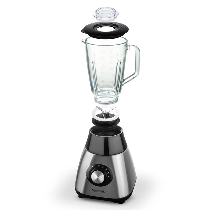 TurboTronic BG5 Blender met glazen kan 1.5 Liter 1200W