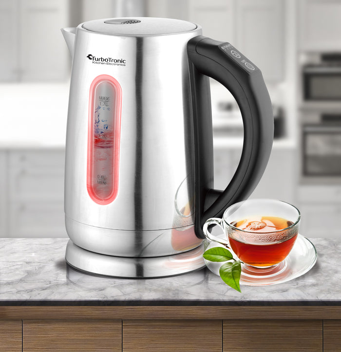 TurboTronic LED06 LED Waterkoker met instelbare temperatuur 1.7 L