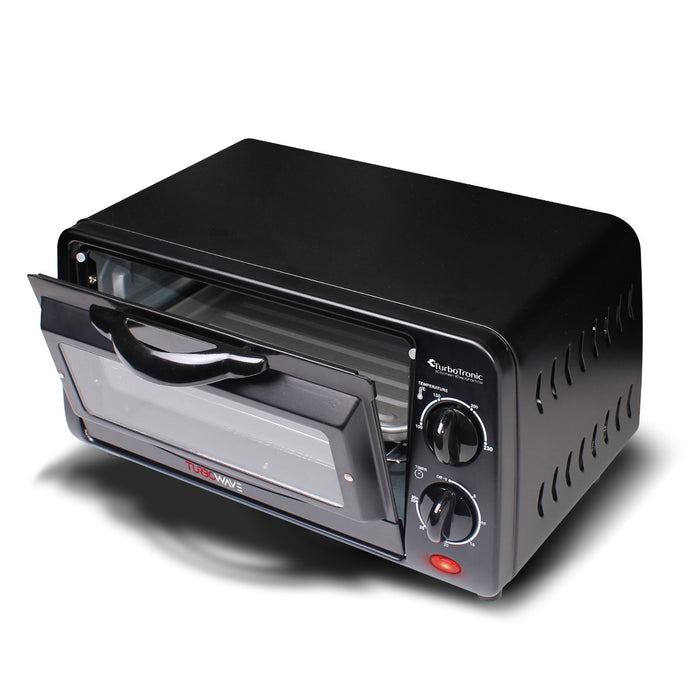 TurboTronic EV9 RVS Elektrische Oven 800W 9 Liter - Zwart