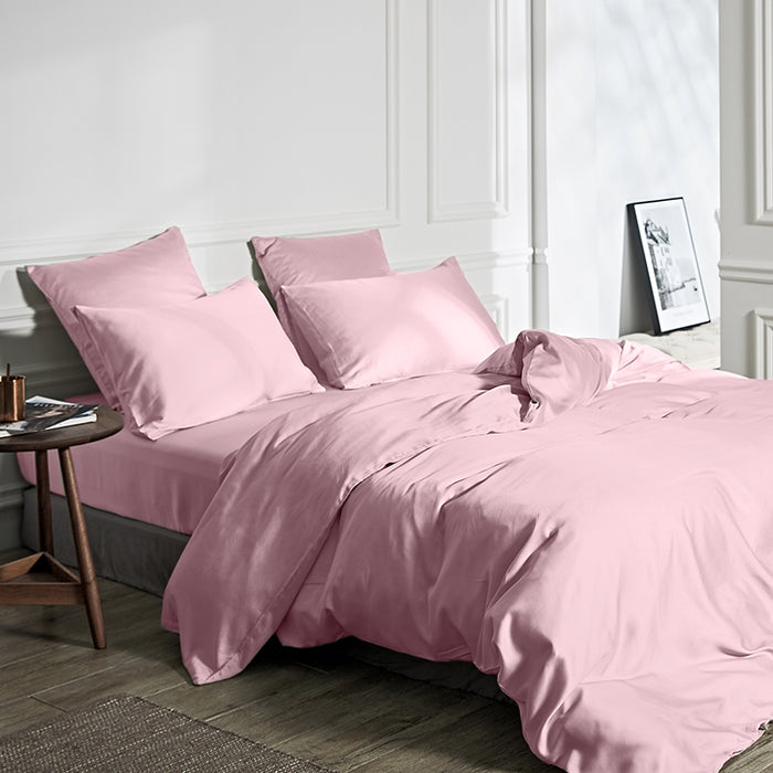 Cuddle Nature Bamboo Pink Dekbedovertrek 240 x 220 cm