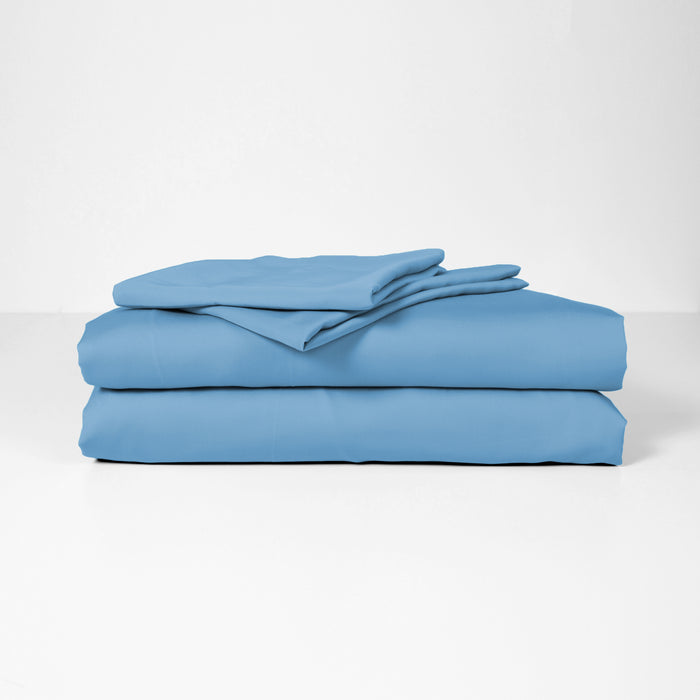 Cuddle Nature Bamboo Blue Dekbedovertrek 200 x 220 cm