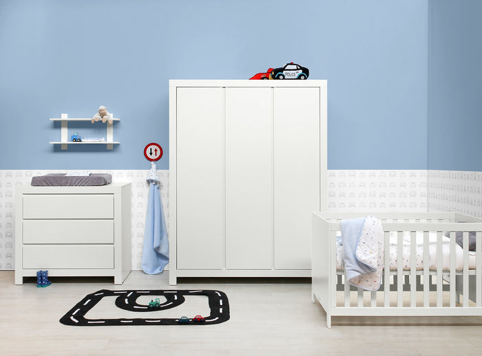 Bopita Thijn 3-deurskast - Wit