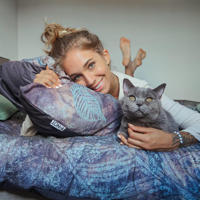 Y-NOT Jungle Bladeren Dekbedovertrek 240 x 220 cm