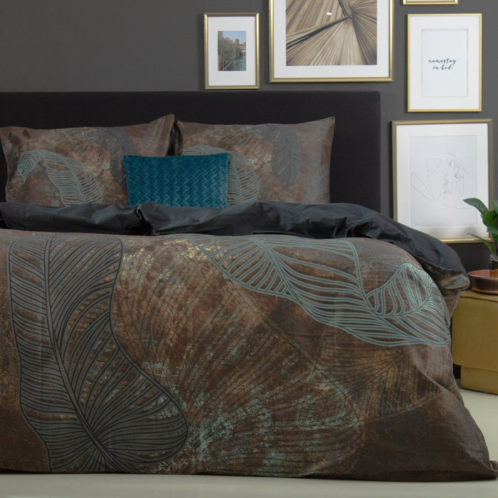 Y-NOT Jungle Bladeren Dekbedovertrek 240 x 220 cm