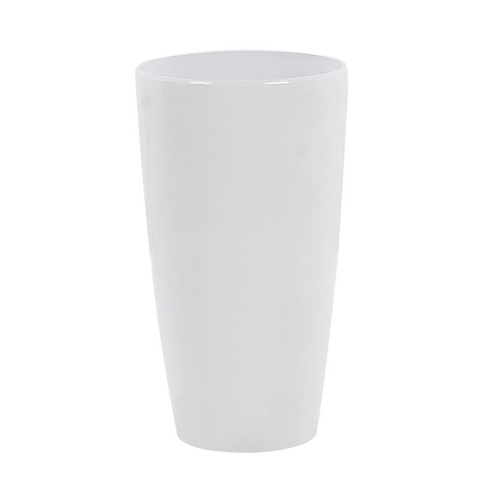 Beliani TSERIA Set van 2 bloempotten Wit