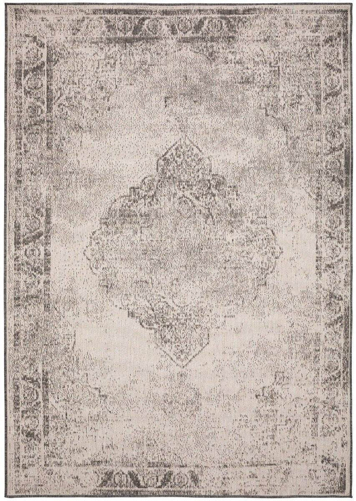 Buiten vloerkleed Sage - Grijs - dubbelzijdig - EVA Interior