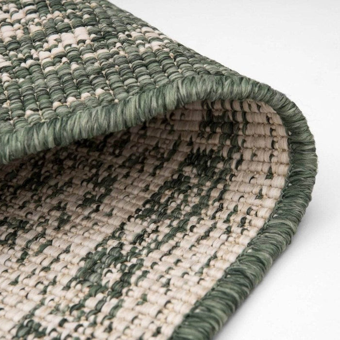 Buiten vloerkleed sage - Groen - dubbelzijdig - EVA Interior