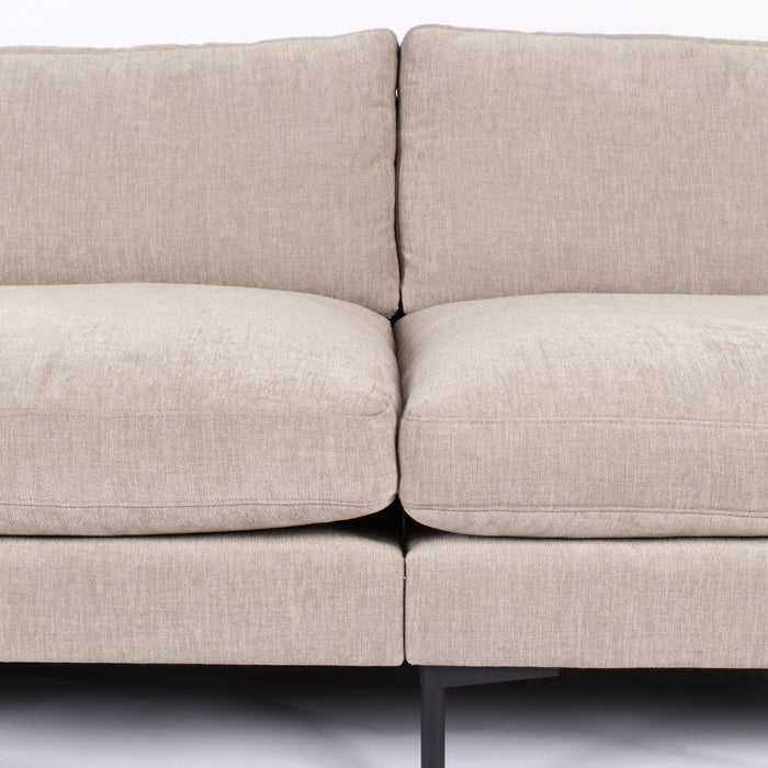 Zuiver Summer 7-zits Hoekbank - Latte