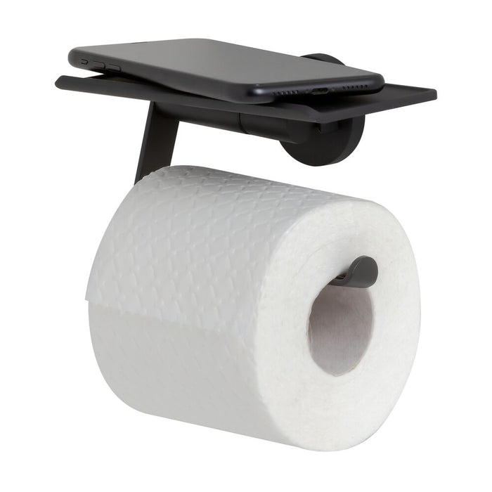 Tiger Noon Toiletrolhouder met Planchet - Zwart