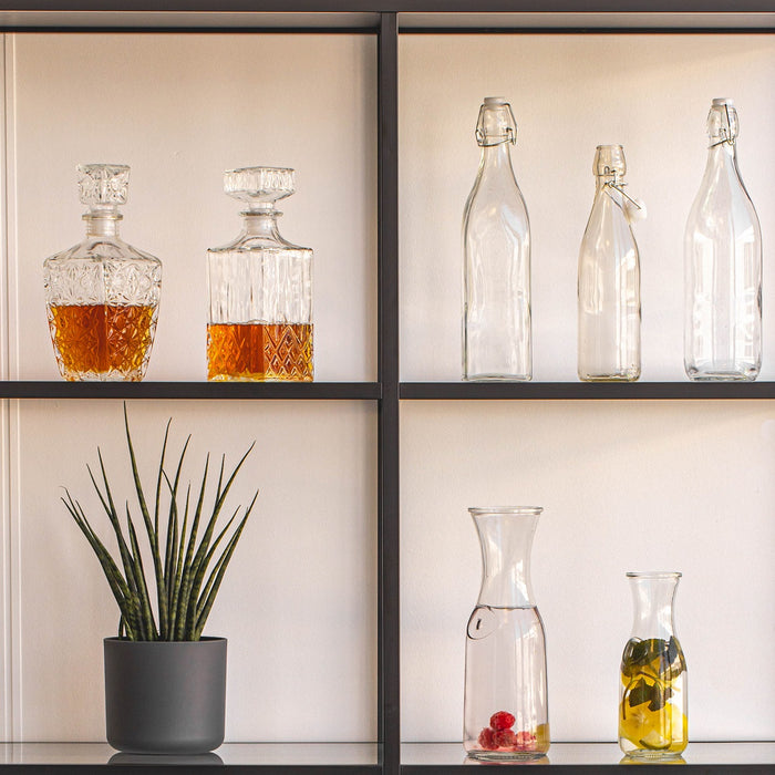 Sareva Beugelfles | Weckfles - Rond - 1 liter