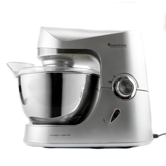 TurboTronic TT-002 Keukenmachine 2000W 5L - Zilver